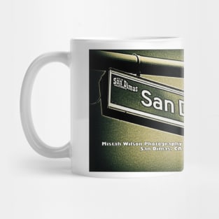 San Dimas Canyon Road, San Dimas, California by Mistah Wilson Mug